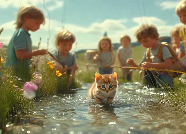 小猫钓鱼故事儿童完整3-6岁 - 小猫钓鱼的故事完整版