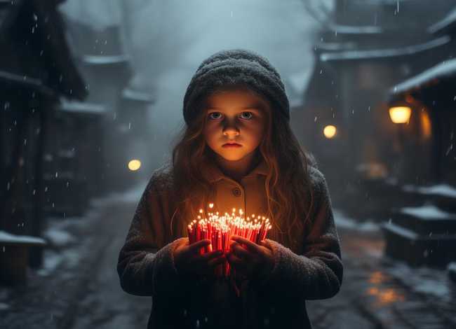 英语童话小故事（英语童话小故事卖火柴）