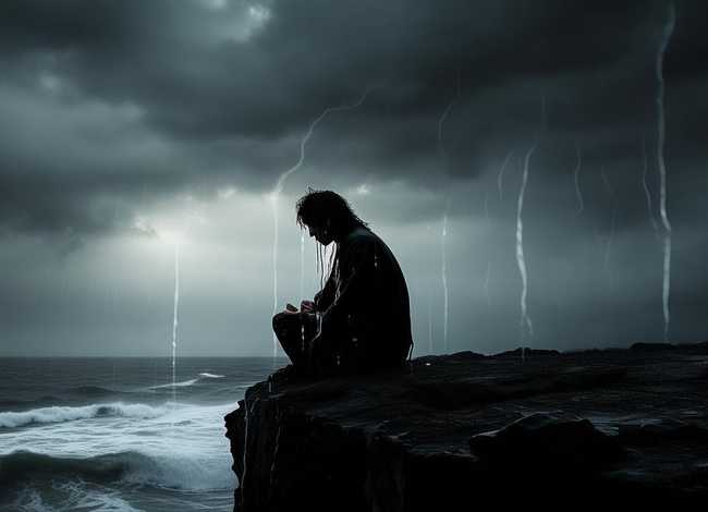 哭到底有什么用；哭到底有什么用只不过是泪在