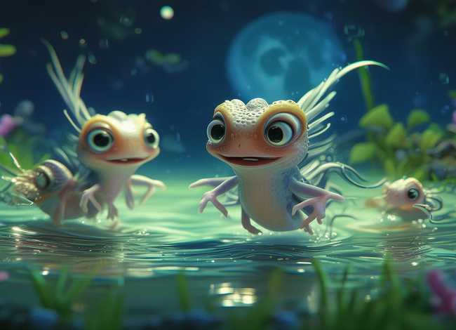 兔小贝故事睡前故事小蝌蚪找妈妈、贝乐虎睡前故事小蝌蚪找妈妈