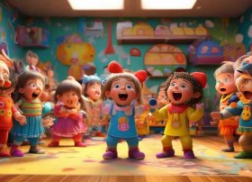 儿童故事加歌曲表演；幼儿儿歌故事表演