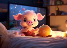 幼儿睡前小猪八戒吃西瓜故事、幼儿故事在线听睡前猪八戒吃西瓜