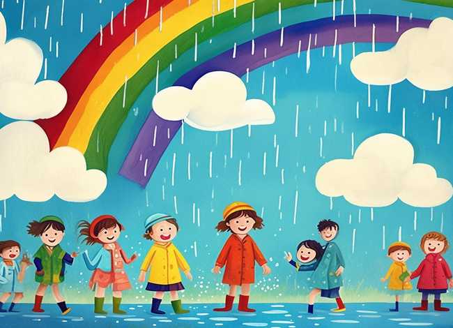 关于雨的儿童绘本故事、关于雨水的绘本故事