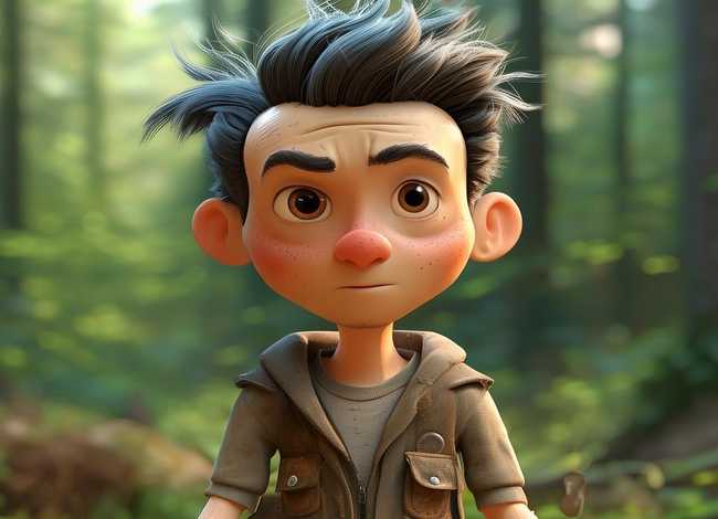 儿童故事二十二年前的光头强（二十年后的光头强长什么样子）