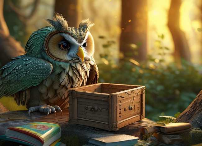 儿童故事童话故事猫头鹰搬家 寓言故事猫头鹰搬家