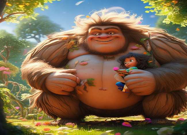 儿童故事绘本《巨人》，巨人的绘本故事