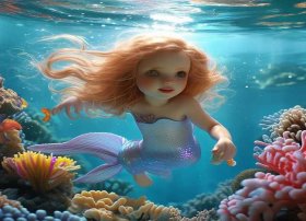 儿童美人鱼故事视频 小孩美人鱼的故事视频