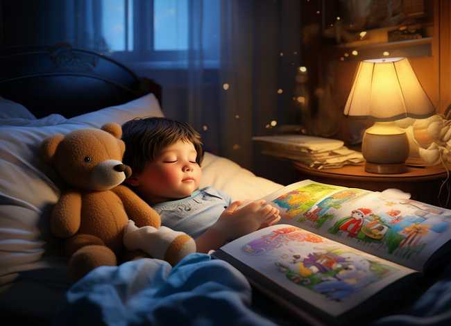 儿童睡觉听故事插画素材、幼儿睡觉听故事 儿童睡觉听故事插画素材、幼儿睡觉听故事