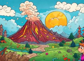 火山小故事；火山故事书