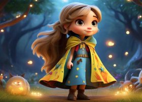 儿童故事里的人物形象；故事中的人物形象