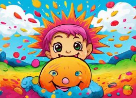 积极向上儿童画图片；积极向上儿童画图片简单