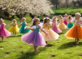 春天的故事儿童舞蹈；少儿舞蹈《春天的故事》