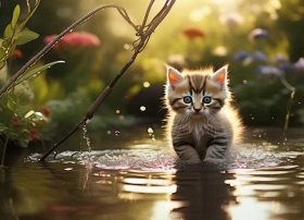 1一3岁儿童故事大全小猫钓鱼，3一4岁幼儿的小故事小猫钓鱼