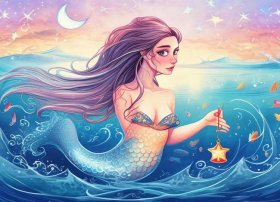 儿童睡前故事文字版图片 - 儿童睡前故事文字版图片美人鱼