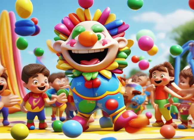 小丑儿童活动图片；小丑儿童活动图片卡通