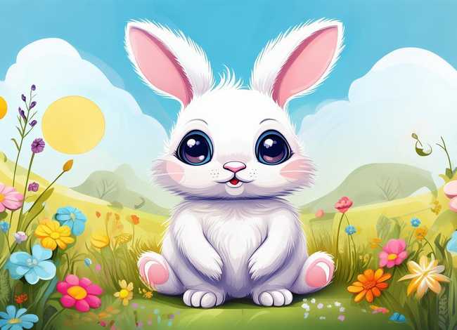 儿童小白兔故事图片 儿童小白兔简笔画图片大全