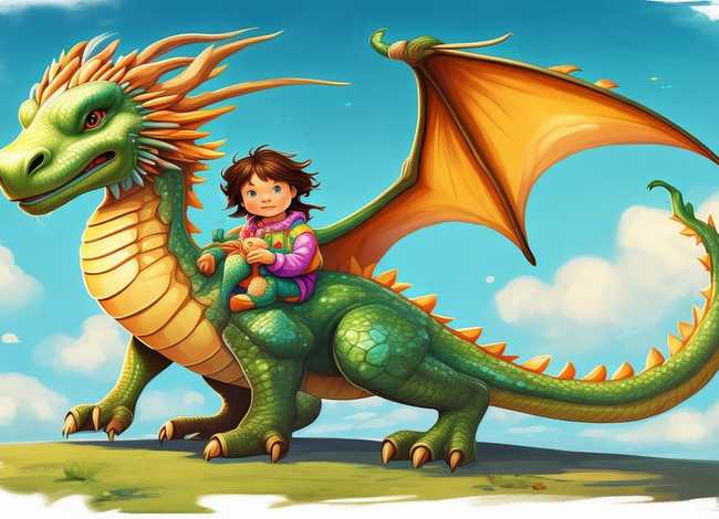 龙的儿童故事3-6岁，幼儿故事龙的传说