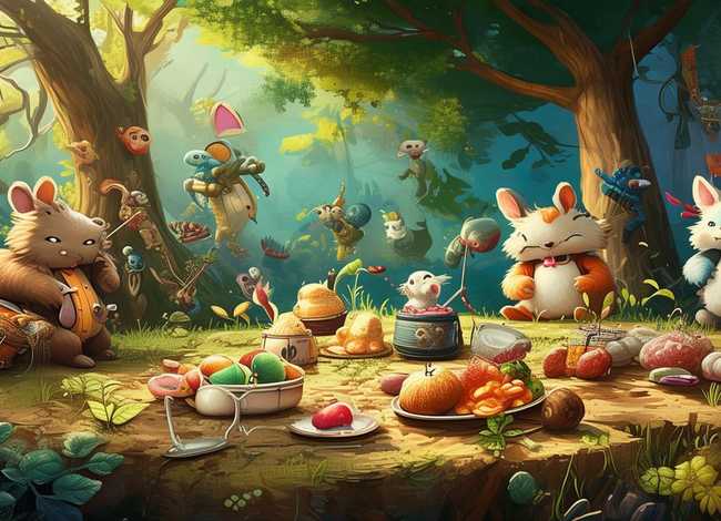 森林聚会绘本故事、森林里的聚会故事幼儿绘本 森林聚会绘本故事、森林里的聚会故事幼儿绘本