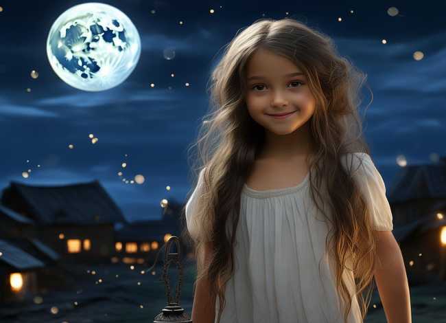 儿童故事 月亮和姑娘原文（故事月亮和姑娘的主要内容）