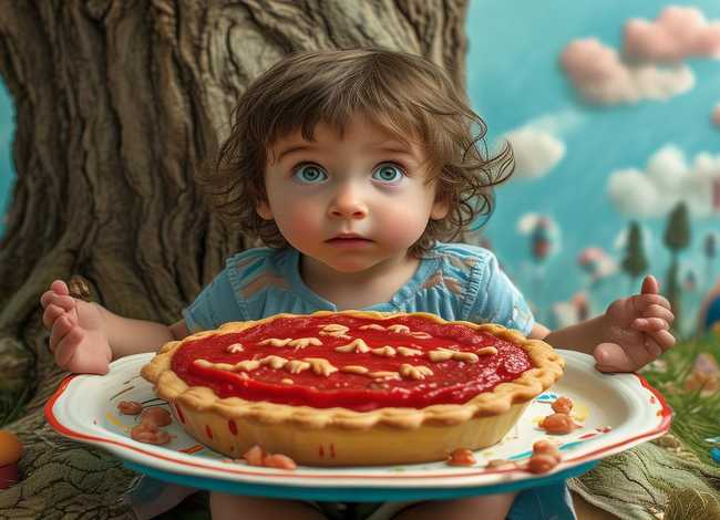 儿童故事画饼充饥成语故事 - 幼儿成语故事画饼充饥