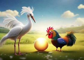 儿童故事鹤与鸡（鹤与鸡的故事寓意）