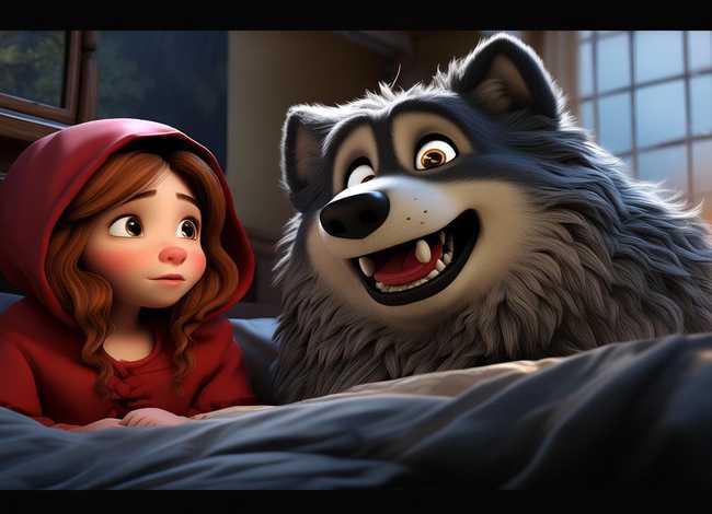 大灰狼小红帽的故事睡前 - 大灰狼小红帽的故事睡前故事