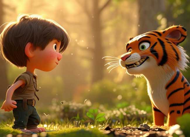儿童故事皮打虎、皮虎精的故事