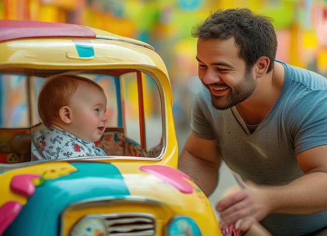 宝宝爸爸故事、爸爸宝宝巴士故事