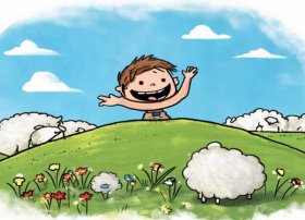 3-6岁儿童故事狼来了图片；故事书大全阅读3-6岁狼来了