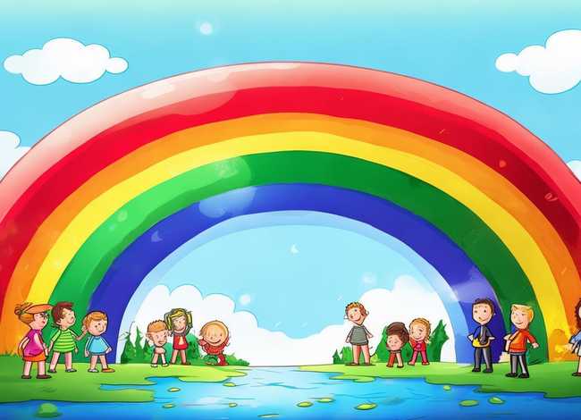 彩虹的故事绘本，彩虹的故事绘本图片