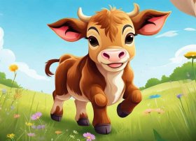 小牛宝宝儿童故事（幼儿故事小牛）