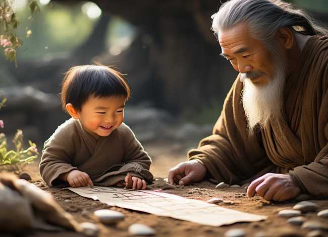谷雨仓颉造字的儿童故事图片 有关谷雨仓颉的故事 谷雨仓颉造字的儿童故事图片 有关谷雨仓颉的故事