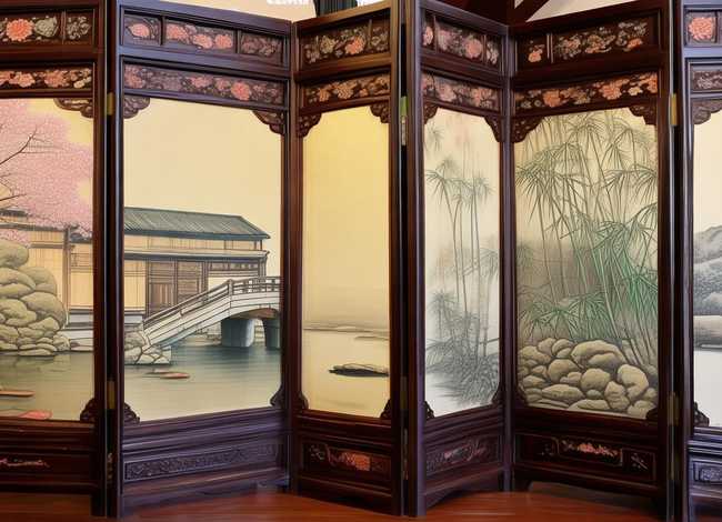 屏风古画图 - 古风屏风怎么画