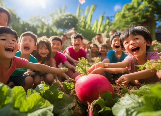 六一儿童网拔萝卜 - 六一儿童网拔萝卜儿歌