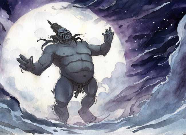 盘古开天地图片 盘古开天地图片国画 盘古开天地图片 盘古开天地图片国画