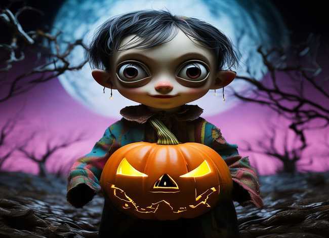 诡异儿童插画（诡异儿童插画图片）