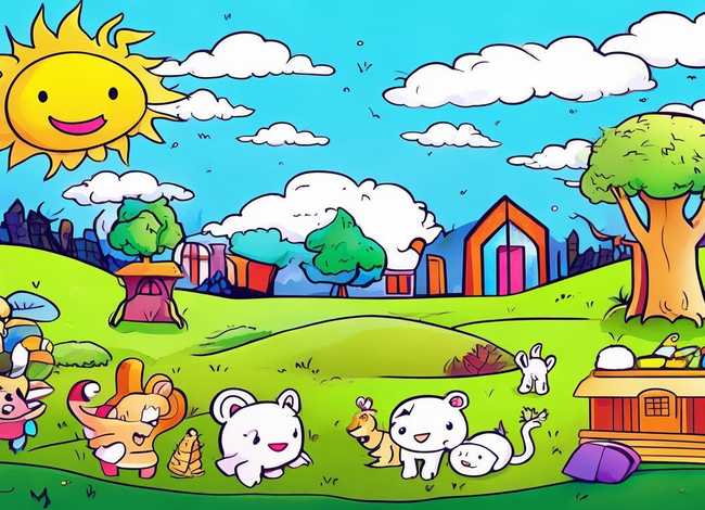 儿童故事绘本制作样图打印涂色；幼儿绘本故事可打印涂色