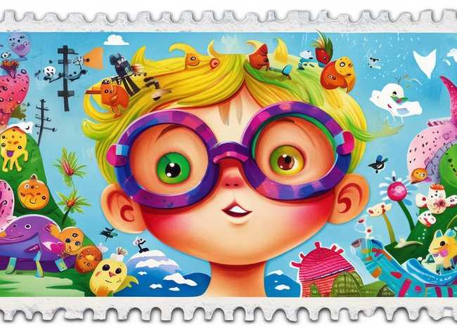 儿童邮票可爱 - 儿童邮票可爱图片大全