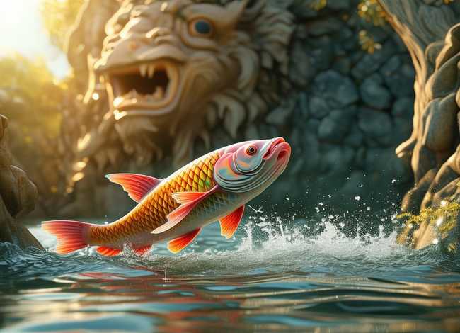 小鲤鱼跳龙门故事免费听；小鲤鱼跳龙门故事免费听完整版