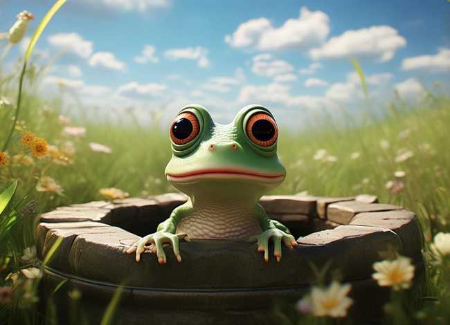 坐井观天故事绘本文字 坐井观天故事绘本文字怎么写