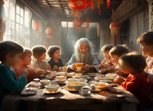 儿童茶文化故事 儿童茶文化绘画