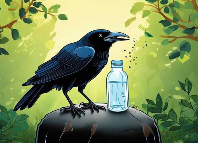 儿童短篇小故事 儿童短篇小故事乌鸦喝水