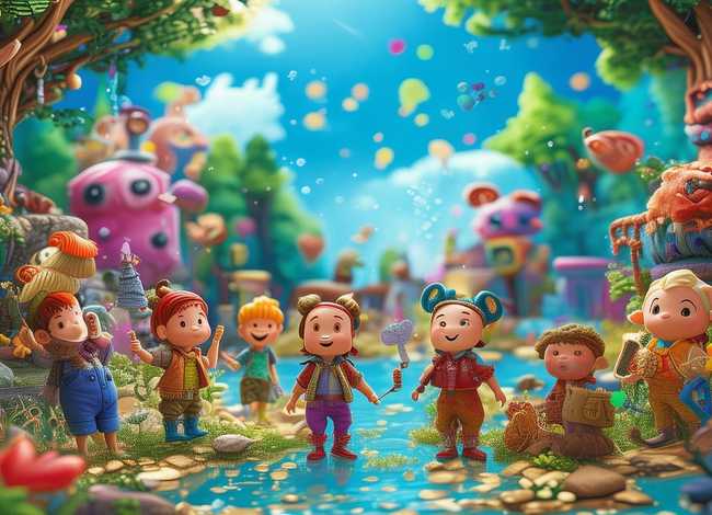 儿童连环故事画4张图片 儿童连环画6张图片素材