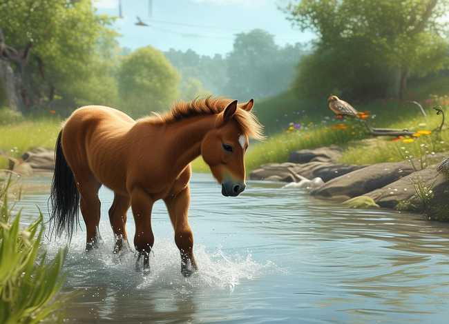 儿童故事小马过河的故事，小马过河的故事 幼儿小故事