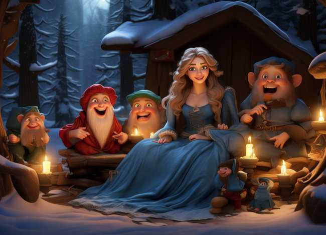 白雪公主和七个小矮人的故事文字；白雪公主和七个小矮人的故事文字版