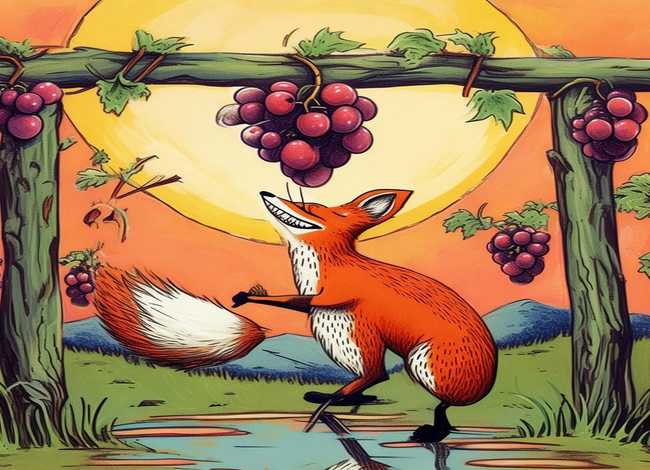 狐狸和葡萄故事书 狐狸和葡萄故事书电子版