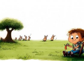 守株待兔的视频儿童版；少儿故事守株待兔视频