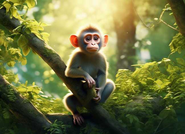 小故事猴子吃西瓜（小故事猴子吃西瓜图片）