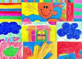 小孩子看的儿童画，小孩子看的儿童画作品