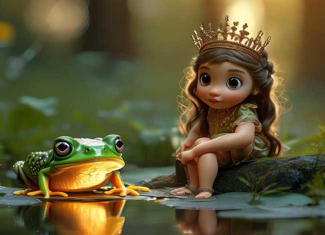 儿童睡前故事青蛙王子的故事、儿童睡前催眠故事青蛙王子